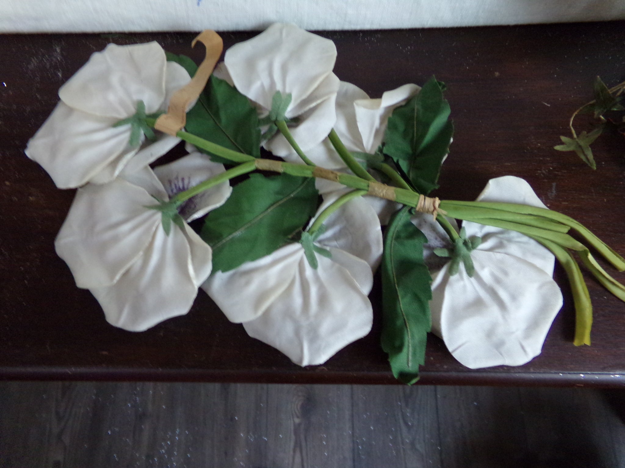 Lg flat faced Pansy- 6 faces 1 unit.  France  On Sale Now $16.95 ea.  last one