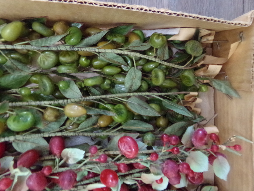 Vintage Fruit and Berry Garland  Made in Germany - 13in long was $19.95 Now is $13.95 each