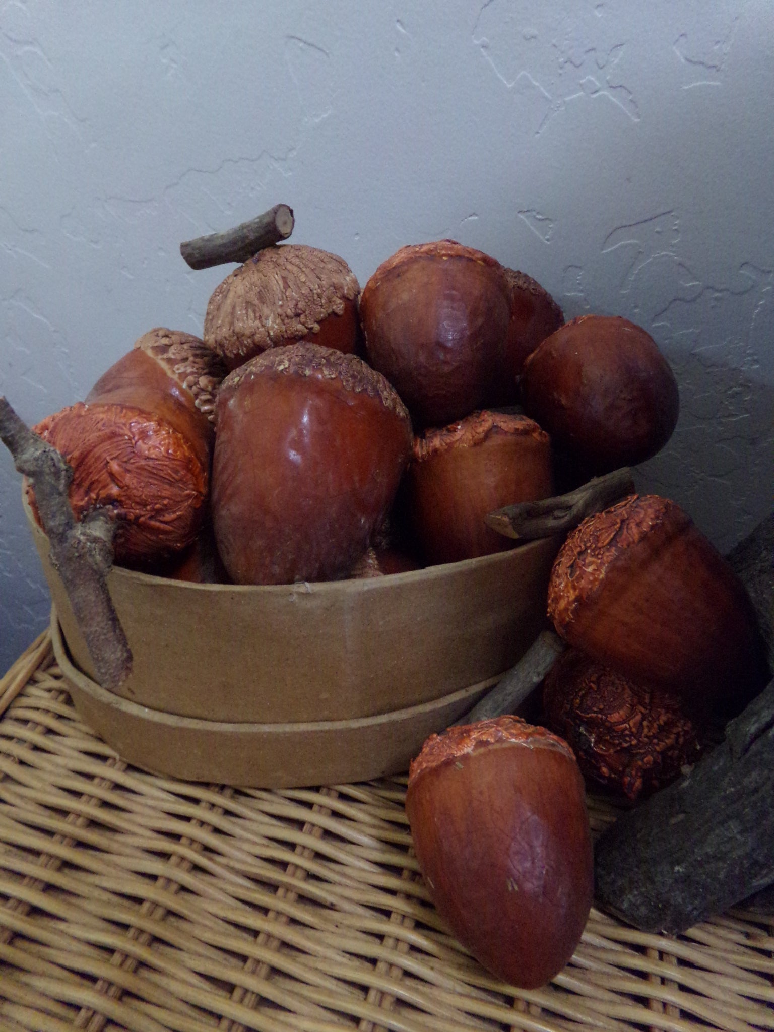 Large "wax" Acorns      $5.00 each