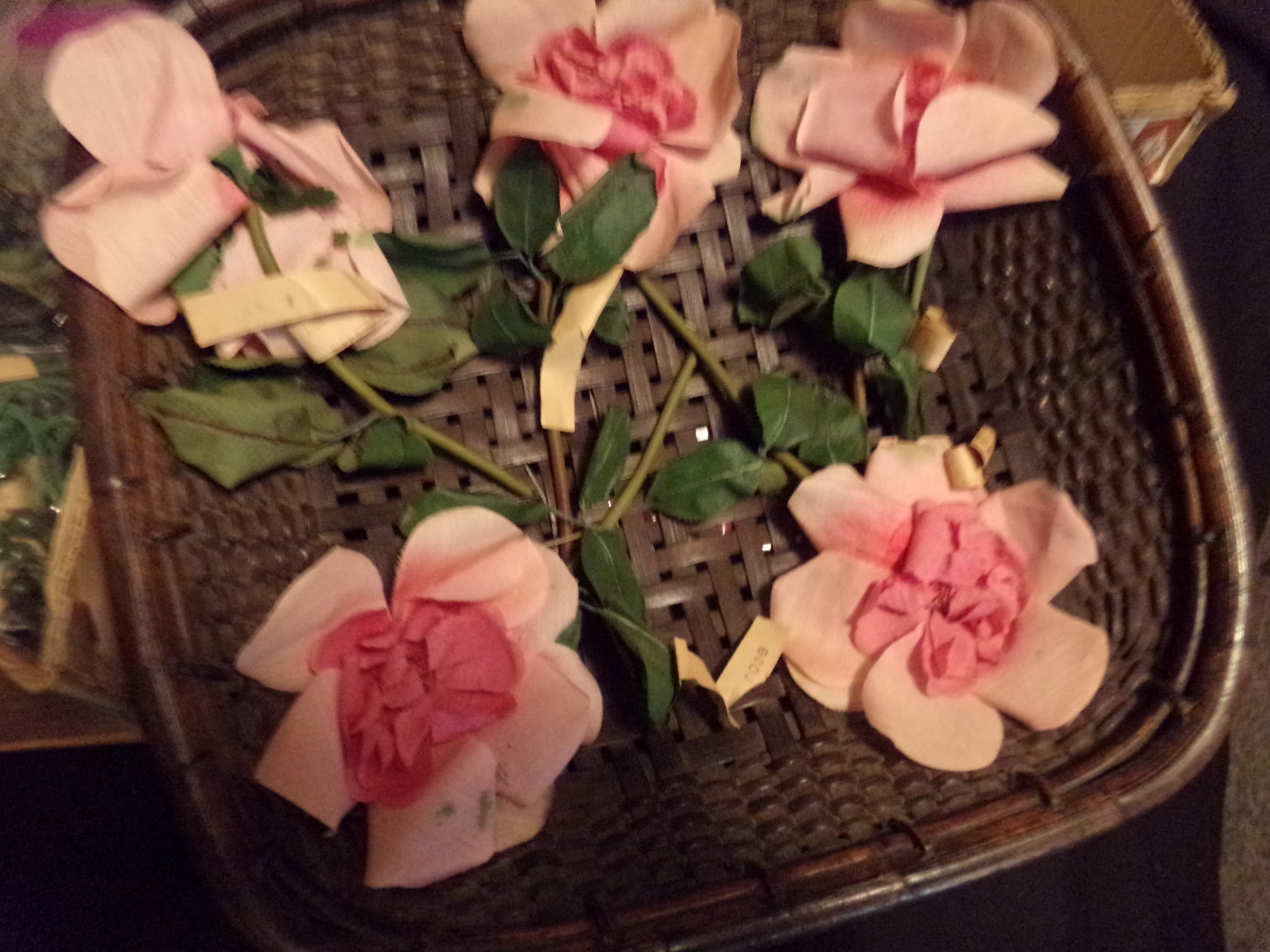 VINTAGE LARGE PINK BLOOM GERMANY  WAS $24.95  NOW  $4.95  AS IS