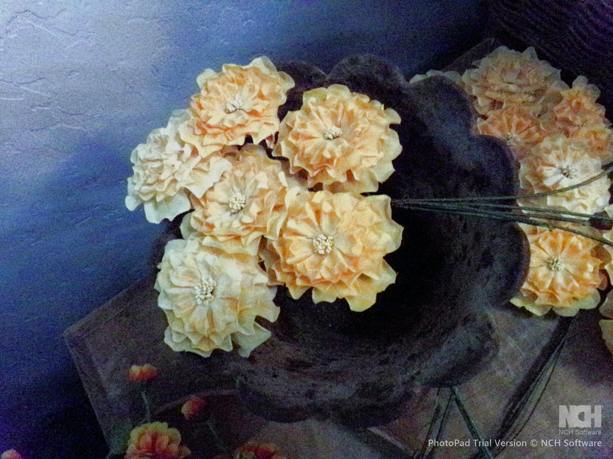VINTAGE PETALED FLOWER GERMANY  VERY GOOD VINTAGE CONDITION  $9.95 EACH