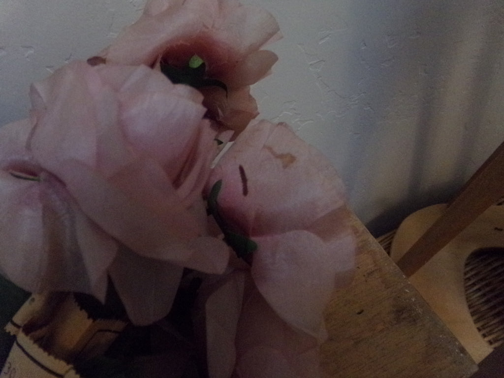 VINTAGE BEIGE SHEER OPEN BLOOM  GERMANY   $6.95 A STEM  GREAT CONDITION0