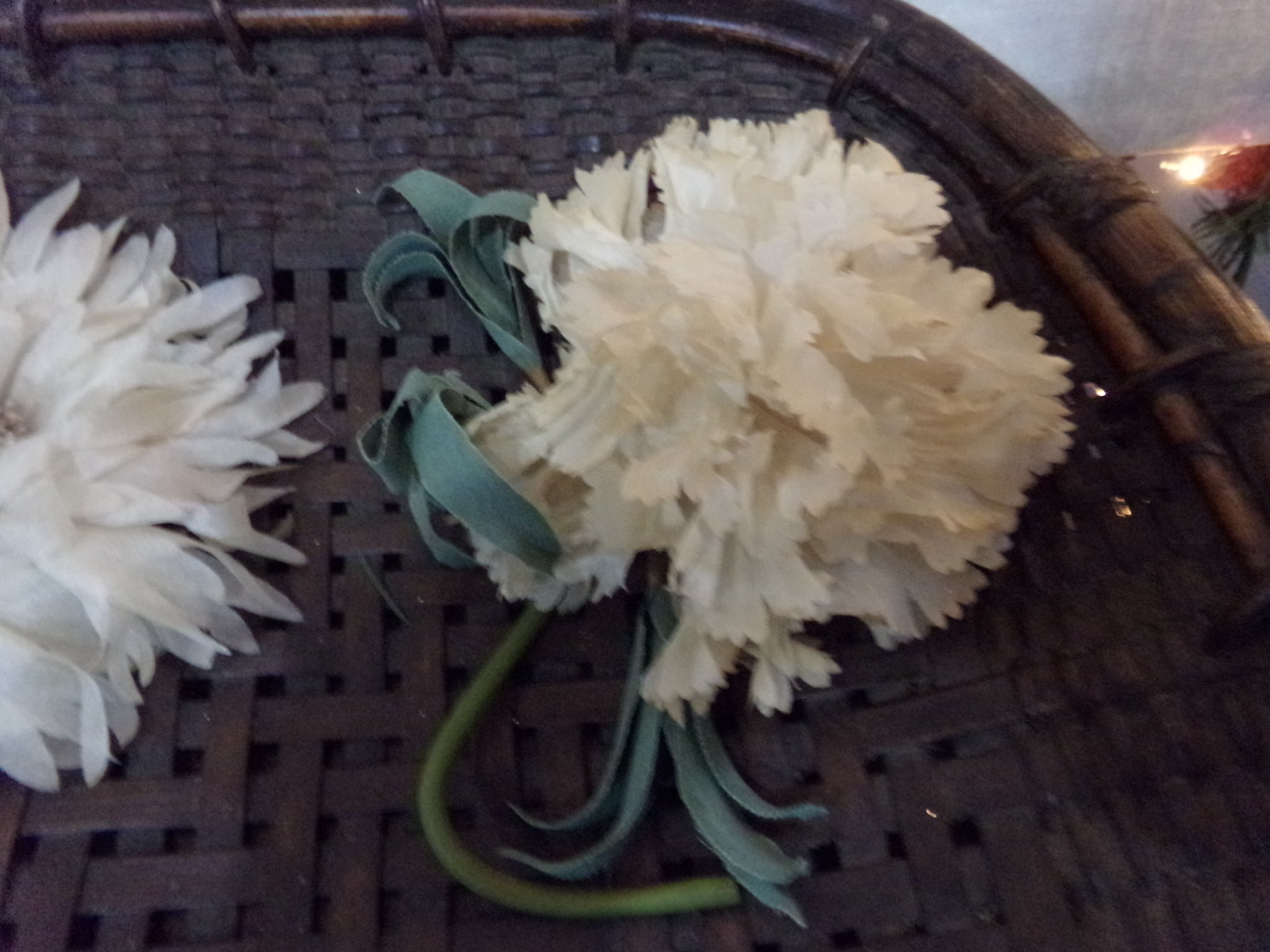 Vintage Carnation-linen made in Germany was $16.95  now 10.95