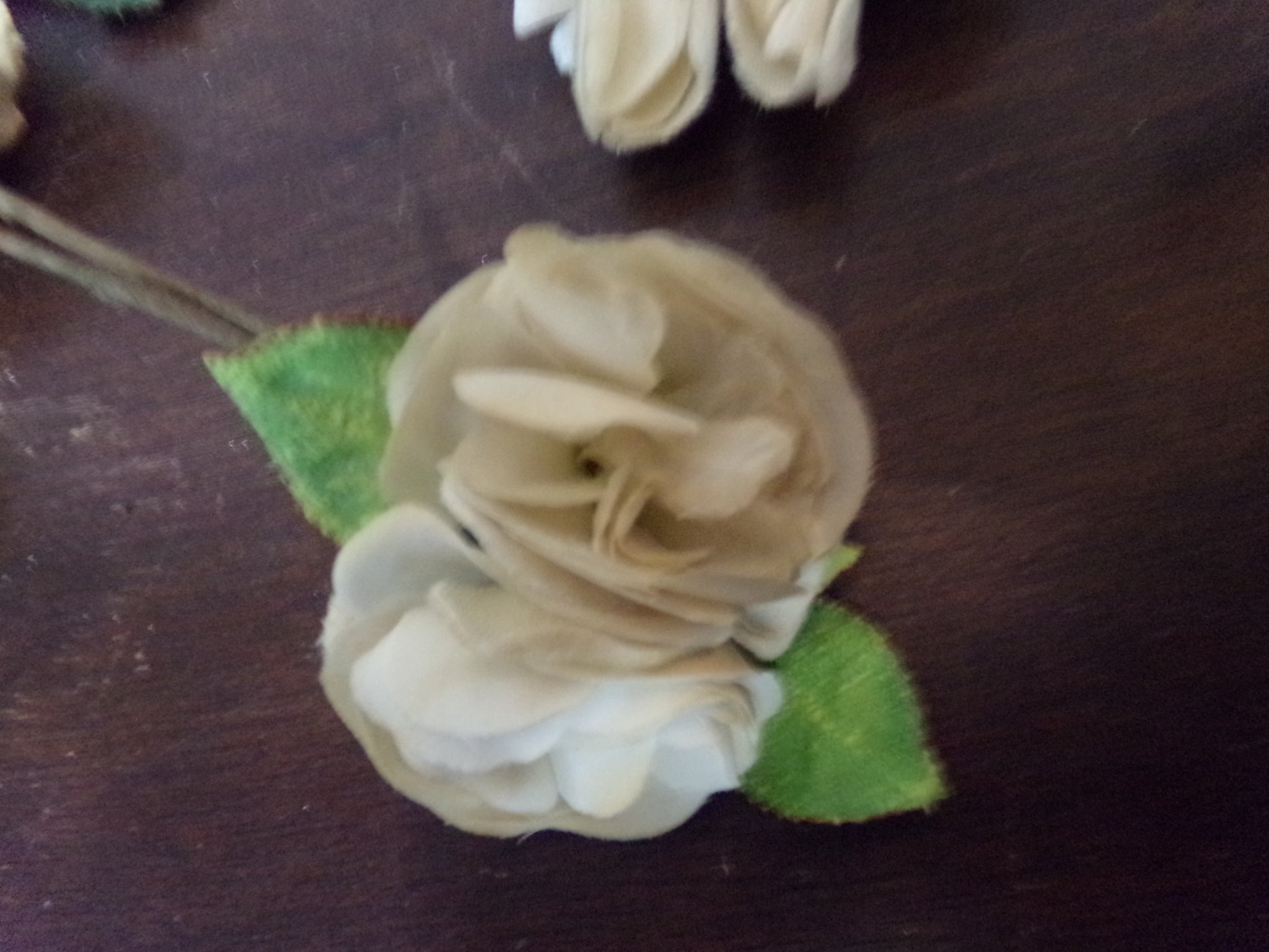 Vintage double bloom corsage Germany  was $14.95  now priced $9.95