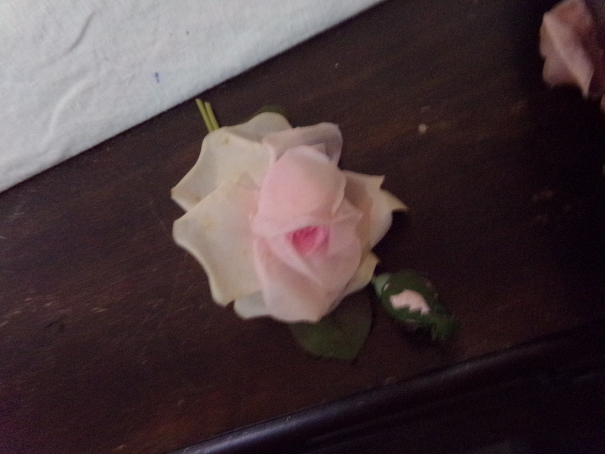 VINTAGE-PINK ROSEBUD MADE IN FRANCE   NOW $11.95