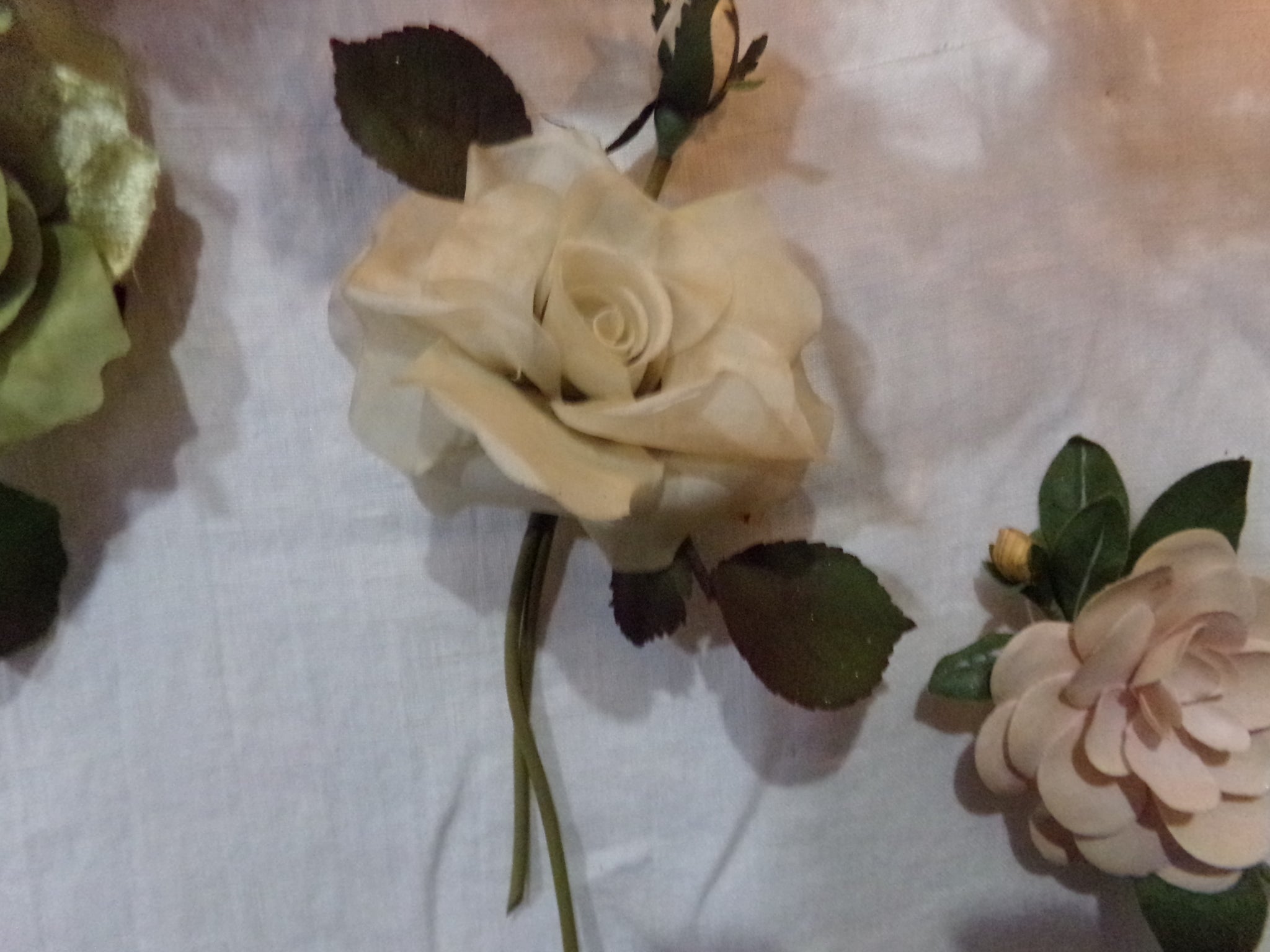 VINTAGE- VELVET ROSE-STEM LEAVES  $12.95 MADE IN FRANCE $12.95
